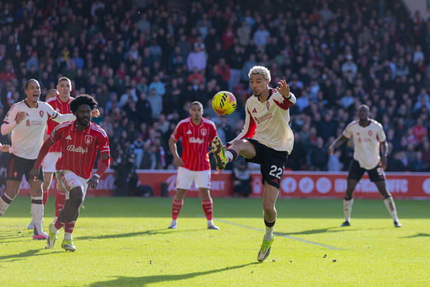 Football - FA Premier League - Nottingham Forest FC v Liverpool FC NOTTINGHAM, ENGLAND - Sunday, February 22, 2026: Liverpool s Hugo Ekitike during the FA Premier League match between Nottingham Forest FC and Liverpool FC at the City Ground. (Photo by David Rawcliffe Propaganda) NOTTINGHAM City Ground NOTTINGHAMSHIRE ENGLAND Copyright: xDavidxRawcliffex P2026-02-22-Notts_Forest_Liverpool-77