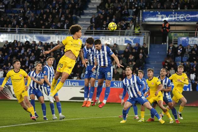 Spanish La Liga EA Sports soccer match between Deportivo Alaves and Girona at Mendizorroza Stadium in Alava, Spain 23 February 2026 900 Cordon Press  900 CordonxPress LOF - Alaves vs Girona