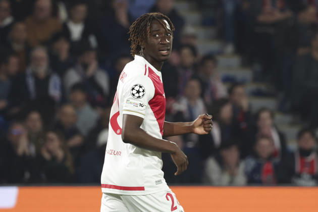 FOOTBALL : Paris Saint Germain Vs AS Monaco - Ligue des Champions - 25 02 2026 Mamadou Coulibaly (AS Monaco) ParisFrance Copyright: xMichaelxBaucherx