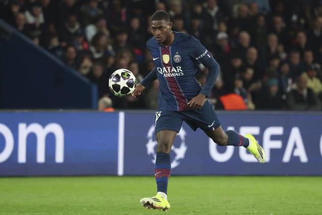 FOOTBALL : Paris Saint Germain Vs AS Monaco - Ligue des Champions - 25 02 2026 Nuno Mendes (PSG) ParisFrance Copyright: xMichaelxBaucherx
