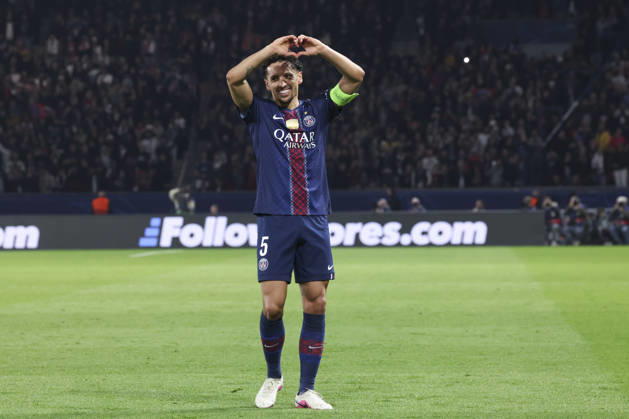 FOOTBALL : Paris Saint Germain Vs AS Monaco - Ligue des Champions - 25 02 2026 Joie - But de Marquinhos (PSG) ParisFrance Copyright: xMichaelxBaucherx