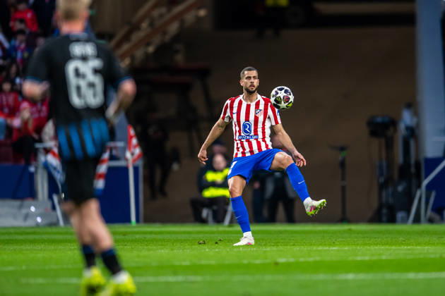 Atletico Madrid v Club Brugge, UEFA Champions League, Madrid, Spain Madrid, Spain. 24th, February 2026. David Hancko of Atletico de Madrid in action during the UEFA Champions League 2025 26 Knockout Play-off Second Leg match between Atletico de Madrid and Club Brugge KV at Estadio Civitas Metropolitano in Madrid. Spain, Madrid, Estadio Metropolitano Copyright: xGonzalesxPhoto LucianoxLimax