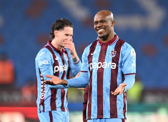 Trabzonspor v Misirli.com.tr Fatih Karagumruk - Turkish Super Lig TRABZON, TURKIYE - FEBRUARY 27: Antonhy Nwakaeme of Trabzonspor celebrates after winning the Turkish Super Lig week 24 football match between Trabzonspor and Misirli.com.tr Fatih Karagumruk at Papara Park in Trabzon, Turkiye on February 27, 2026. Hakan Burak Altunoz Anadolu Trabzon Turkey. Editorial use only. Please get in touch for any other usage. Copyright: x2026xAnadoluxHakanxBurakxAltunozx