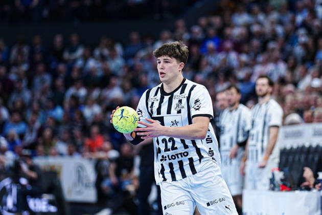 Rasmus Ankermann (THW Kiel, 22) GER, THW Kiel vs. VfL Gummersbach, Handball, 1. Bundesliga, Spieltag 23, Saison 2025 2026, 28.02.2026 GER, THW Kiel vs. VfL Gummersbach, Handball, 1. Bundesliga, Spieltag 23, Saison 2025 2026, 28.02.2026 Kiel Copyright: xEibner-Pressefoto MarcelxvonxFehrnx EP_MFN