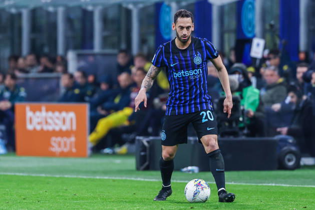 Hakan Calhanoglu of FC Internazionale seen in action during Serie A 2025 26 football match between FC Internazionale and Genoa CFC at San Siro Stadium in Milan Italy on 28 February 2026. Milan Stadio Giuseppe Meazza Milan Italy Copyright: xEPhotopressx SP24-1376-108