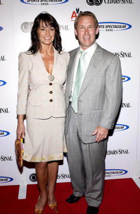 June 12, 2005 - Century City, CALIFORNIA, USA - PETE CARROLL, JERRY RICE, AND JOHN WOODEN WERE HONORED TH THE CEDARS-SINAI MEDICAL CENTER S 20TH ANNUAL SPORTS SPECTACULAR HELD SUNDAY AT THE CENTURY PLAZA HOTEL IN CENTURY Century City. THE EVENT BRINGS TOGETHER THE GREATEST NAMES IN SPORTS TO JOIN THEIR PEERS IN HELPING CHILDREN WITH BIRTH DEFECTS..K43677VG. VALERIE GOODLOE 2005.NADIA COMANECI AND BART CONNER.06-12-2005 Copyright: xValeriexGoodloex