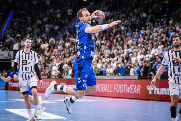 Kai Haefner (TVB Stuttgart, 34) GER, TVB Stuttgart - THW Kiel, DAIKIN HBL, Handball, Bundesliga, 24. Spieltag, Spielzeit 2025 2026, 05.03.2026 GER, TVB Stuttgart - THW Kiel, DAIKIN HBL, Handball, Bundesliga, 24. Spieltag, Spielzeit 2025 2026, 05.03.2026 Stuttgart Copyright: xSandyxDinkelackerx EP_SDR