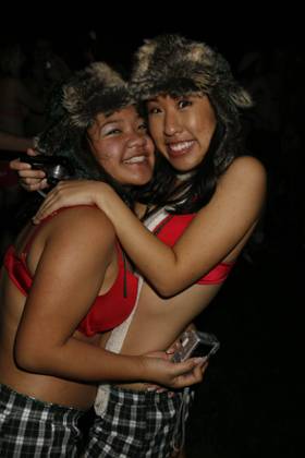 December 14, 2006 - Westwood, CA, U.S. - 13 December 2006 - Westwood, California - UCLA students participate in the Undie Run . Over five thousand University of California - Los Angeles students run through the streets in their underwear to ensure good grades on their final exams. Photo Credit: Russ Elliot AdMedia Copyright: xRussxElliotAdmediax