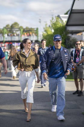 Formula One Australian Grand Prix Melbourne EB Carlos Sainz and Rebecca Donaldson during the Formula One Australian Grand Prix at Albert Park in Melbourne on March 8, 2026. Photo by Eliot Blondet ABACAPRESS.COM Melbourne Australia Australia Copyright: xBlondetxEliot ABACAx