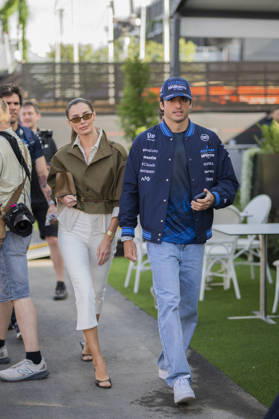 Formula One Australian Grand Prix Melbourne EB Carlos Sainz and Rebecca Donaldson during the Formula One Australian Grand Prix at Albert Park in Melbourne on March 8, 2026. Photo by Eliot Blondet ABACAPRESS.COM Melbourne Australia Australia Copyright: xBlondetxEliot ABACAx