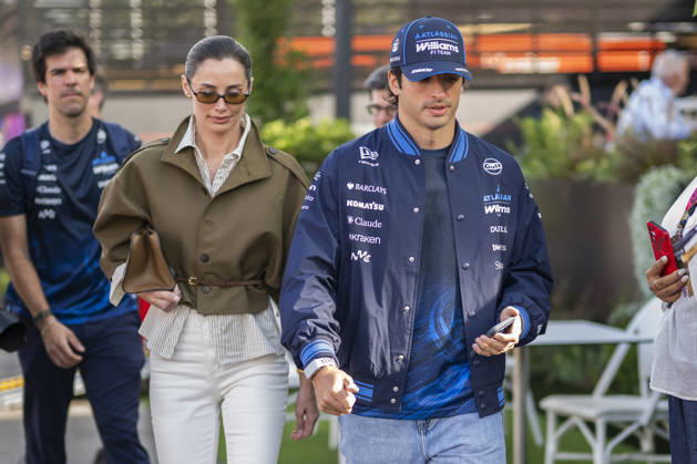Formula One Australian Grand Prix Melbourne EB Carlos Sainz and Rebecca Donaldson during the Formula One Australian Grand Prix at Albert Park in Melbourne on March 8, 2026. Photo by Eliot Blondet ABACAPRESS.COM Melbourne Australia Australia Copyright: xBlondetxEliot ABACAx