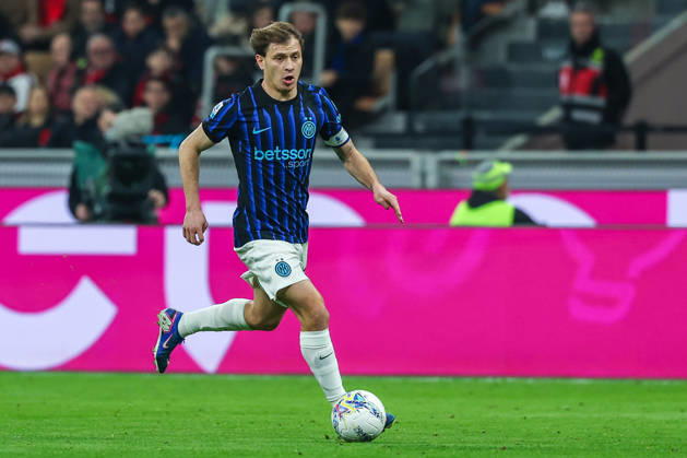 Nicolo Barella of FC Internazionale seen in action during Serie A 2025 26 football match between AC Milan and FC Internazionale at San Siro Stadium in Milan Italy on 08 March 2026. Milan Stadio San Siro Milan Italy Copyright: xEPhotopressx SP24-1389-055