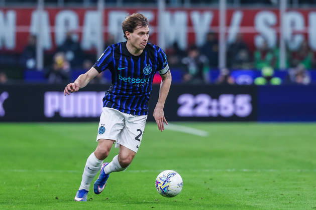 Nicolo Barella of FC Internazionale seen in action during Serie A 2025 26 football match between AC Milan and FC Internazionale at San Siro Stadium in Milan Italy on 08 March 2026. Milan Stadio San Siro Milan Italy Copyright: xEPhotopressx SP24-1389-061