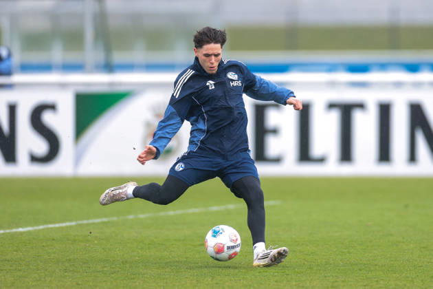 11.03.2026; Fussball; Training des FC Schalke 04. Soufiane El-Faouzi (FC Schalke 04). Gelsenkirchen Trainingsgelände FC Schalke 04 NRW Deutschland xRHR-FOTO YYx Copyright: RHR-FOTOx RHR-FOTO YY