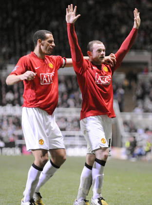 Manchester United, ManU s Wayne Rooney celebrates his goal. Copyright: x-x