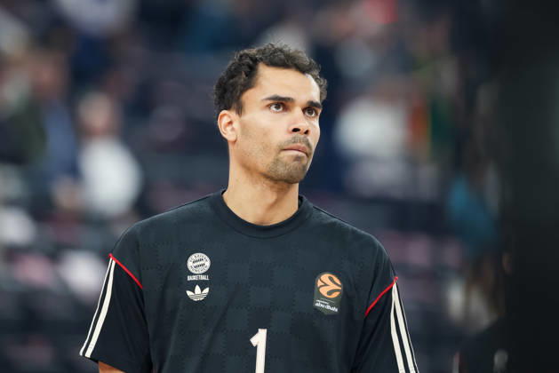 Oscar da Silva (FC Bayern Basketball, 01) beim Aufwaermen vor dem Spiel, GER, FC Bayern Basketball vs. Anadolu Efes Istanbul, Basketball, Euroleague, 31. Spieltag, Saison 2025 2026, 12.03.2026, GER, FC Bayern Basketball vs. Anadolu Efes Istanbul, Basketball, Euroleague, 31. Spieltag, Saison 2025 2026, 12.03.2026 Muenchen Copyright: xEibner-Pressefoto JennixMaulx EP_JML