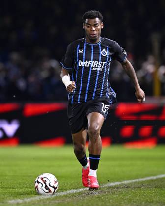 KVC Westerlo v Club Brugge - Jupiler Pro League WESTERLO, BELGIUM - MARCH 14 : Onyedika Nwadike Raphael midfielder of Club Brugge during the Jupiler Pro League match between KVC Westerlo and Club Brugge on March 14, 2026 in Westerlo, Belgium, 14 03 2026 Westerlo Belgium  Copyright: xTomasxSiskx