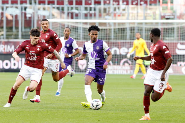 FC Metz v Toulouse FC - Ligue 1 McDonald s 2025 2026 10 Yann GBOHO (tfc) during the Ligue 1 McDonald s match between Metz and Toulouse at Stade Saint-Symphorien on March 15, 2026 in Metz, France. Metz France Copyright: xFEPx 776348322