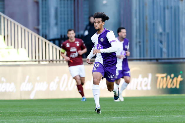 FC Metz v Toulouse FC - Ligue 1 McDonald s 2025 2026 13 Jacen RUSSELL ROWE (tfc) during the Ligue 1 McDonald s match between Metz and Toulouse at Stade Saint-Symphorien on March 15, 2026 in Metz, France. Metz France  Copyright: xFEPx 776348322