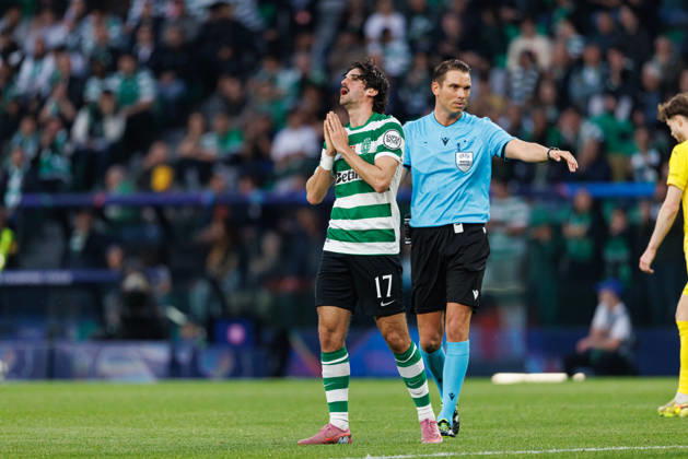 Francisco Trincao seen during UEFA Champions League Round of 16 game between teams of Sporting CP and FK Bodo Glimt at Estadio Jose Alvalade (Maciej Rogowski Ball Raw Images) Lisbon Estadio Jose Alvalade Portugal Copyright: xMaciejxRogowskix maciejrogowski_sporting_bodo_2526_ROG6496