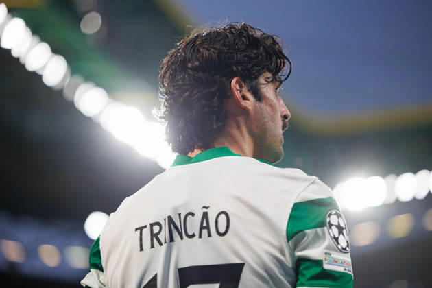 Francisco Trincao seen during UEFA Champions League Round of 16 game between teams of Sporting CP and FK Bodo Glimt at Estadio Jose Alvalade (Maciej Rogowski Ball Raw Images) Lisbon Estadio Jose Alvalade Portugal Copyright: xMaciejxRogowskix maciejrogowski_sporting_bodo_2526_ROG6426
