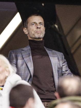 LEVERKUSEN UEFA President Aleksander Ceferin, during the UEFA Champions League match between Bayer 04 Leverkusen and Arsenal at the BayArena on 11 March 2026 in Leverkusen, Germany. BART STOUTJESDIJK ANP FOC 2026 2027 xVIxANPxSportx xBartxStoutjesdijkxIVx 553830983 originalFilename: 553830983.jpg