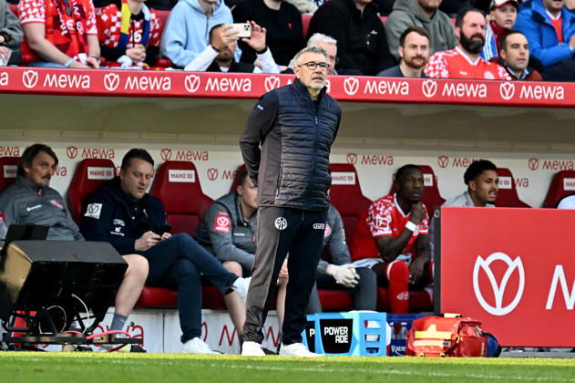 22.03.2026, xfux, Fussball 1.Bundesliga, FSV Mainz 05 - Eintracht Frankfurt, v.l. Trainer Urs Fischer (FSV Mainz 05) (DFL DFB REGULATIONS PROHIBIT ANY USE OF PHOTOGRAPHS as IMAGE SEQUENCES and or QUASI-VIDEO) Mainz