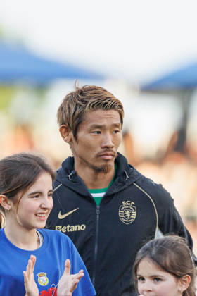 Hidemasa Morita seen during Liga Portugal game between teams of FC Alverca and Sporting CP (Luis Loureiro Ball Raw Images) Alverca Complexo Desportivo Alverca Portugal Copyright: xLuisxLoureirox LuisLoureiroAlvercaSPorting2526-86