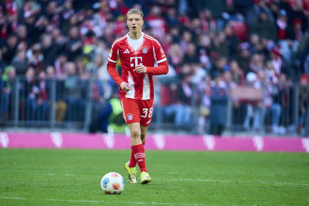 Erblin Osmani of FC Bayern München during the match FC BAYERN MÜNCHEN - 1.FC UNION BERLIN on March 21, 2026 at Allianz Arena München, Germany. Season 2025 2026, 1.Bundesliga, FCB, matchday 27,