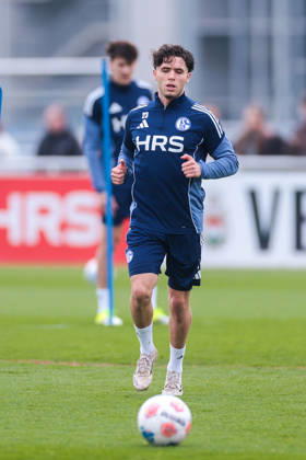 24.03.2026, Fussball, Training des FC Schalke 04. Soufiane El-Faouzi (FC Schalke 04). Gelsenkirchen Trainingsgelände FC Schalke 04 NRW Deutschland xRHR-FOTO YYx Copyright: RHR-FOTOx RHR-FOTO YY