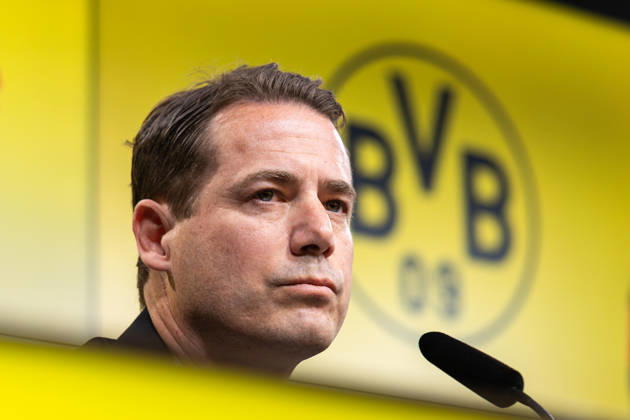 25.03.2026, Fussball, Pressekonferenz, Vorstellung des neuen Sportdirektors Ole Book (Borussia Dortmund). Geschäftsführer Lars Ricken (Borussia Dortmund). Dortmund Signal Iduna Park NRW Deutschland xRHR-FOTO DEx Copyright: DennisxEwert RHR-FOTOx RHR-FOTO DE