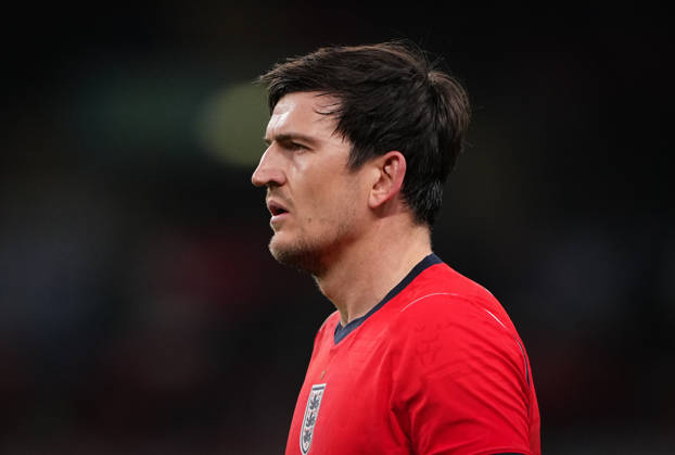 Harry Maguire Manchester United, ManU of England during the International Friendly, Länderspiel, Nationalmannschaft match between England and Uruguay at Wembley Stadium, London, England on 27 March 2026. Copyright: xAndyxRowlandx PMI-7198-0095