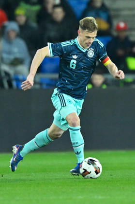 Basel, St.Jakob-Park, 27.03.26, GER, Herren, Laenderspiel: Schweiz - Deutschland Bild: Joshua KIMMICH (Deutschland) UEFA regulations prohibit any use of photographs as image sequences and or quasi-video. Basel Schweiz