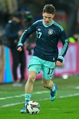 Basel, St.Jakob-Park, 27.03.26, GER, Herren, Laenderspiel: Schweiz - Deutschland Bild: Florian WIRTZ (Deutschland) UEFA regulations prohibit any use of photographs as image sequences and or quasi-video. Basel Schweiz