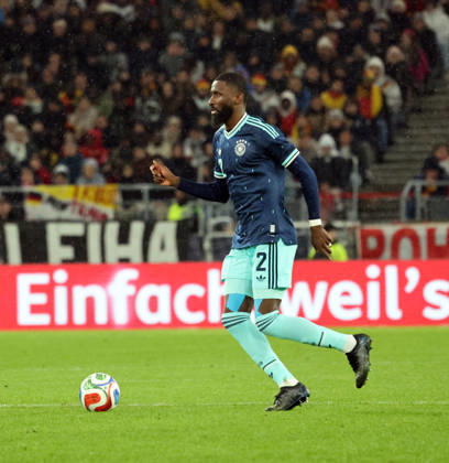 30.03.26 Deutschland - Ghana Deutschland, Stuttgart, 30.03.2026, Fussball, Länderspiel, Deutschland - Ghana: Antonio Rüdiger (Deutschland).