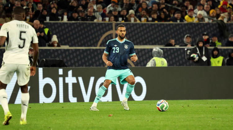 30.03.26 Deutschland - Ghana Deutschland, Stuttgart, 30.03.2026, Fussball, Länderspiel, Deutschland - Ghana: Josha Vagnoman (Deutschland).