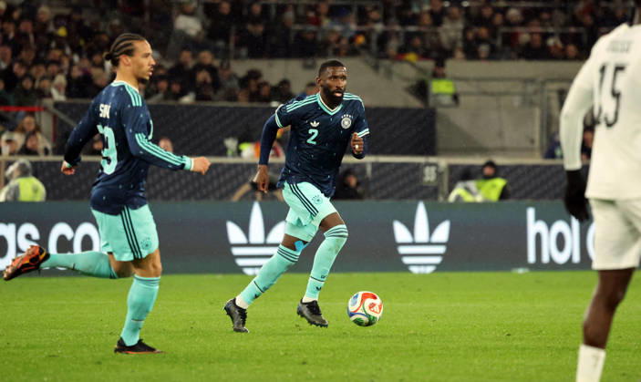 30.03.26 Deutschland - Ghana Deutschland, Stuttgart, 30.03.2026, Fussball, Länderspiel, Deutschland - Ghana: Antonio Rüdiger (Deutschland).