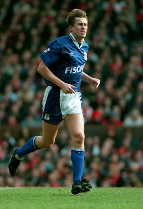 Manchester United, ManU V Ipswich Town, Premier League Lee Chapman of Ipswich Town running during the Premier League match between Manchester United and Ipswich Town at Old Trafford on March 4, 1995 in Manchester, England. Manchester Old Trafford England United Kingdom Copyright: xAllstarxPicturexLibraryxLtdx