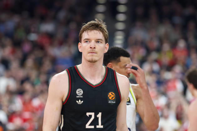 Justuz Hollatz (FC Bayern Basketball, 21), GER, FC Bayern Basketball vs. Fenerbahce Beko Istanbul, Basketball, Euroleague, 35. Spieltag, Saison 2025 2026, 01.04.2026, GER, FC Bayern Basketball vs. Fenerbahce Beko Istanbul, Basketball, Euroleague, 35. Spieltag, Saison 2025 2026, 01.04.2026 Muenchen Copyright: xEibner-Pressefoto JennixMaulx EP_JML