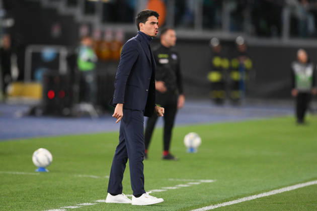 Foto IPP Roberto Ramaccia Roma 4 4 2026 Campionato di Calcio Serie A 2025 2026 Lazio vs Parma Nella foto Carlos Cuesta head coach of Parma Italy Photo Press - World Copyright Roma italy Italia ITALY Copyright: xR4924_italyphotopressx