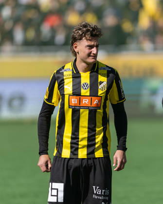 260406 Häckens Silas Andersen inför fotbollsmatchen i Allsvenskan mellan Häcken och Brommapojkarna den 6 april 2026 i Göteborg. Copyright: NICKLASxELMRIN BB260406NE061