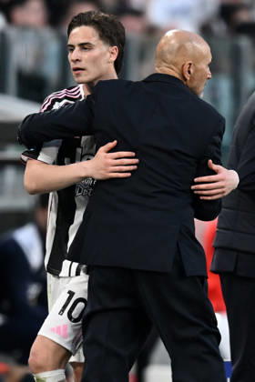 Db Torino 06 04 2026 - campionato di calcio serie A Juventus-Genoa foto Daniele Buffa Image nella foto: Luciano Spalletti-Kenan Yildiz