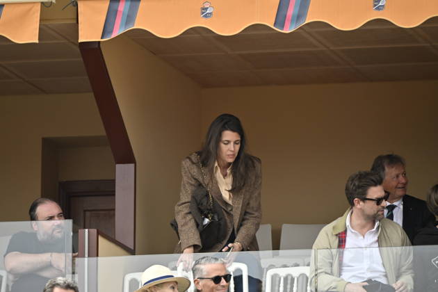 CELEBRITES : Tennis - Monte Carlo Rolex Masters 2026 - ATP, Tennis Herren - 10 04 2026 Sylvester Strautmann - Alexandra de Hanovre et la princesse Charlotte Casiraghi et Nicolas Mathieu NO CREDIT MONACO Copyright: xCCx