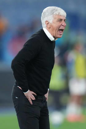 Roma™s head coach Gian Piero Gasperini during the Serie A EniLive soccer match between Roma and Pisa at the Rome s Olympic stadium, Italy - Friday April 10, 2026 - Soccer ( Photo by Alfredo Falcone LaPresse ) Copyright: xAlfredoxFalcone LaPressex