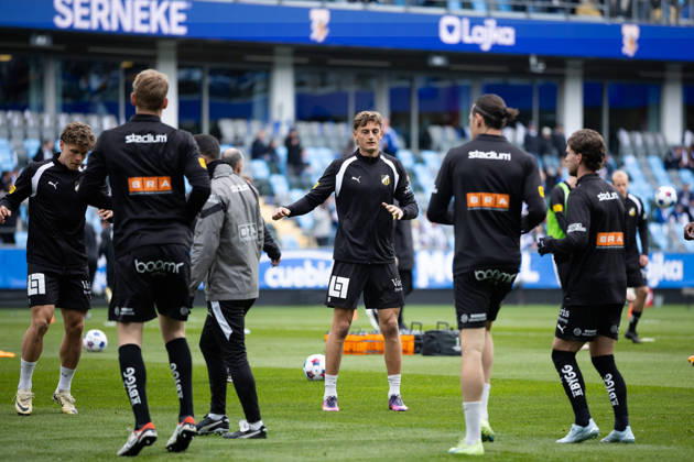 260411 Häckens Silas Andersen inför fotbollsmatchen i Allsvenskan mellan IFK Göteborg och Häcken den 11 april 2026 i Göteborg. Copyright: MICHAELxERICHSEN BB260411MI006
