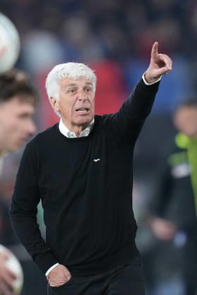 Roma™s head coach Gian Piero Gasperini during the Serie A EniLive soccer match between Roma and Pisa at the Rome s Olympic stadium, Italy - Friday April 10, 2026 - Soccer ( Photo by Alfredo Falcone LaPresse ) Copyright: xAlfredoxFalcone LaPressex