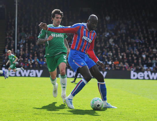 Football - 2025 2026 Premier League - Crystal Palace vs. Newcastle United - Selhurst Park - Sunday 12th April 2026 Jean Philippe Mateta of Crystal Palace