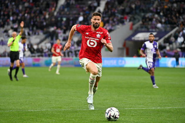 Toulouse FC v Lille OSC - Ligue 1 McDonald s 2025 2026 09 Olivier GIROUD (losc) during the Ligue 1 McDonald s match between Toulouse and Lille at Stadium de Toulouse on April 12, 2026 in Toulouse, France. Toulouse France  Copyright: xFEPx 776348348