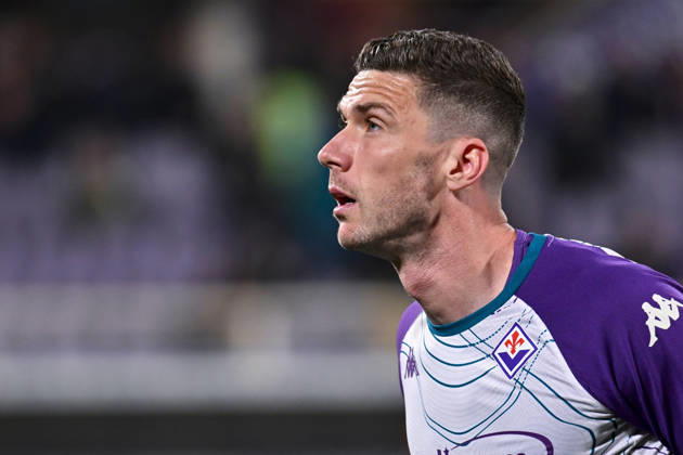 ACF Fiorentina s defender Robin Gosens during ACF Fiorentina vs SS Lazio, Italian soccer Serie A match in Florence, Italy, April 13 2026 Copyright: xLisaxGuglielmi IPAxSportx xipa-agency.netx xx IPA_73971223 IPA_Agency_IPA73971223
