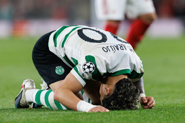 Maxi Araujo seen during UEFA Champions League quarterfinal game between teams of Arsenal FC and Sporting CP at Emirates Stadium (Maciej Rogowski Ball Raw Images) London Emirates Stadium United Kingdom Copyright: xMaciejxRogowskix MaciejRogowskiArsenalSporting2526367